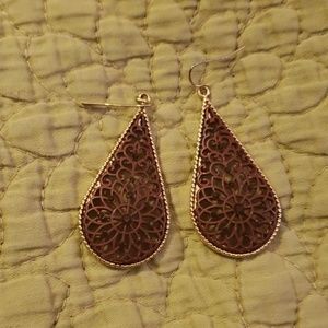 COPY - Intricate Tear Drop Earrings